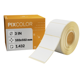 PixColor Industrial Labels 102x102 Thermische