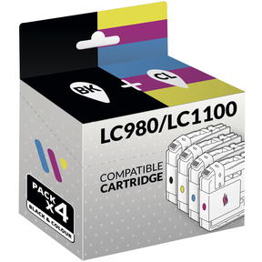 Kompatibel Brother LC980/LC1100 Pack