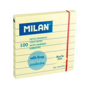 Milan Haftnotizen Lines 76 x 76 mm (100 Blatt)
