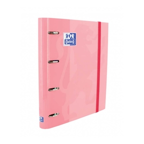 Oxford A4 Ringbuch mit Nachfüllpackung (100 Blatt) (Bubblegum Pink)