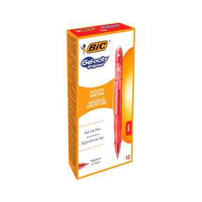 BIC Gel-ocity Original (Pack 12 Stk.) (Rot)